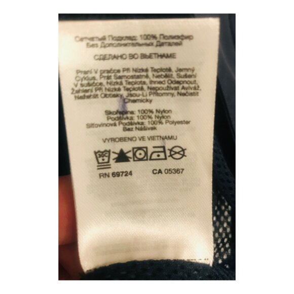 Columbia Men's Navy Rain Jacket with Hood Size Small - Picture 6 of 7